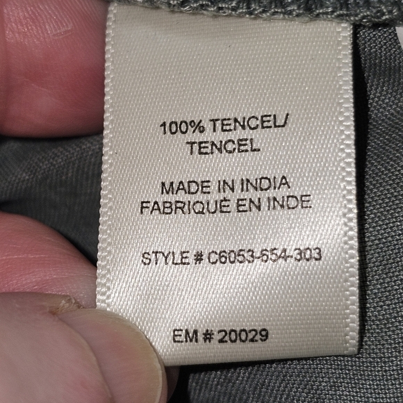 Cloth & Stone Anthropologie Everglade Olive Green Frayed Stapless Jumpsuit in S - Picture 8 of 9